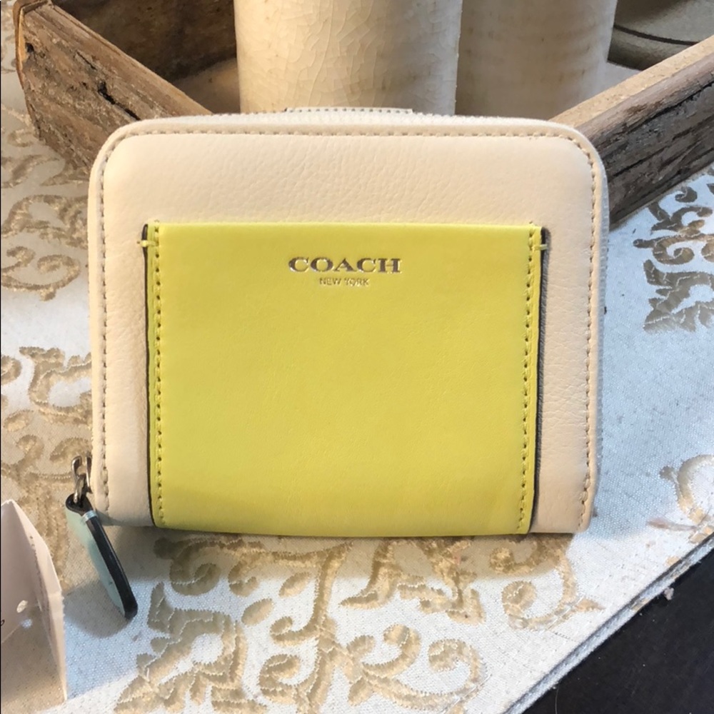 Coach Legacy Colorblock Medium Zip Around Wallet